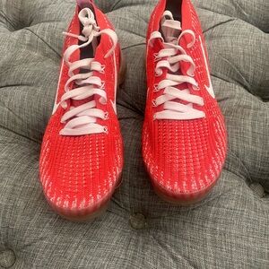 Nike Bright Red Athletic Shoes